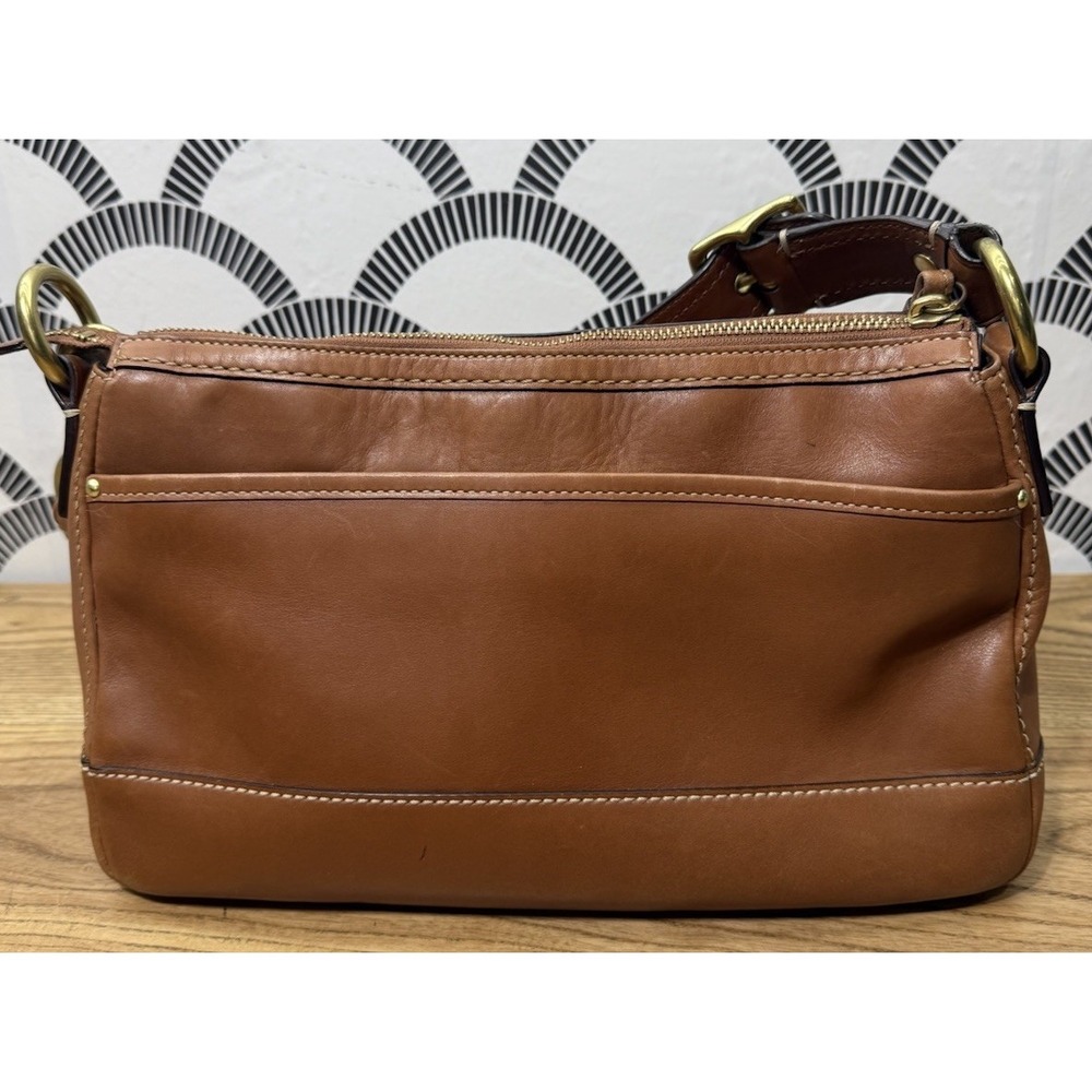 Coach Y2K 65th Anniversary Legacy Vachetta Leather Turn-Lock Shoulder Bag F12868 - Picture 2 of 16